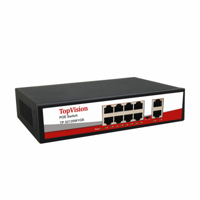Сетевой коммутатор TP-82120W1GB1G, Switch POE 8-ми портовый 1000/100MB